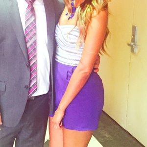 Bebe Royal Blue Romper